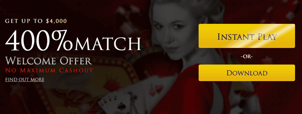 Erhalten Sie 400% Bonus für Slots bei der ersten Einzahlung!