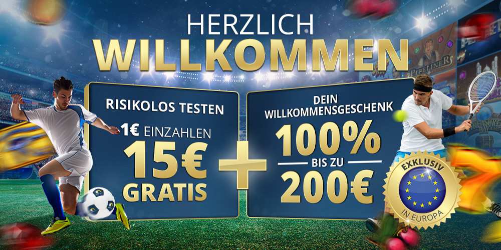Ein herzliches Willkommen bei Sunmaker – 100% bis zu 200€ Extra-Spielguthaben!