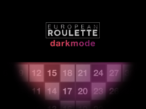 European Roulette Dark Mode Demo