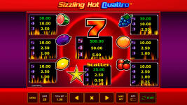 Sizzling Hot Quattro - Screenshot 5