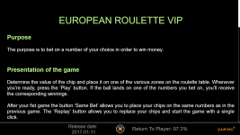 European Roulette VIP - Screenshot 1