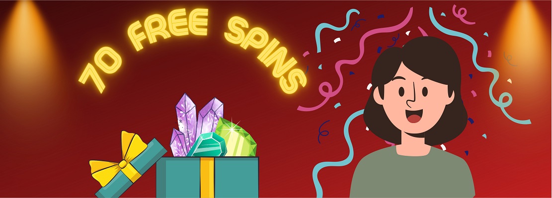 70 free spins no deposit