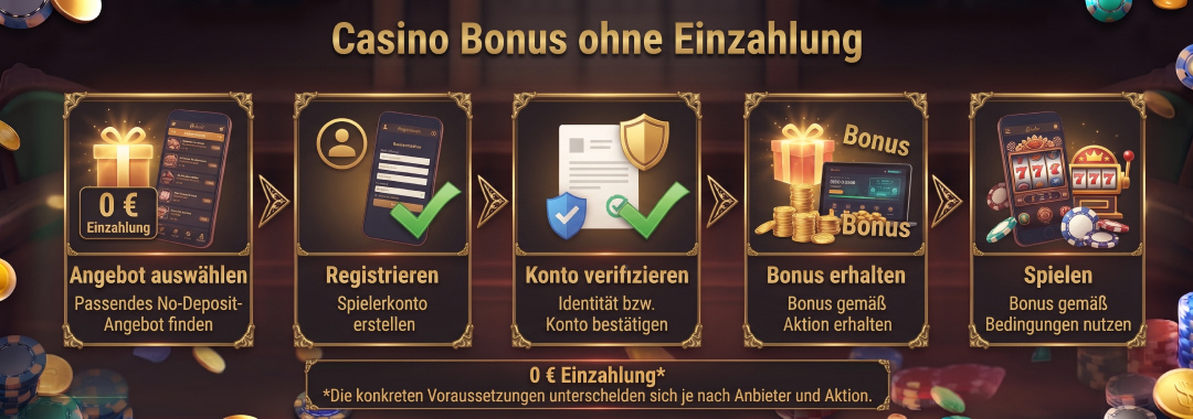 Casino Bonus ohne Einzahlung
