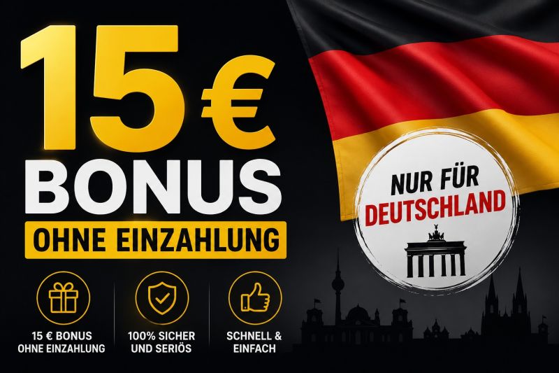 15 Euro Bonus ohne Einzahlung Casino
