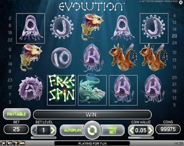 игровой автомат evolution