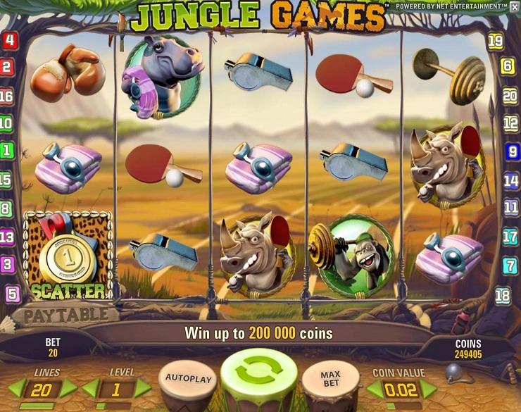 Jungle Games spielautomaten kostenlos