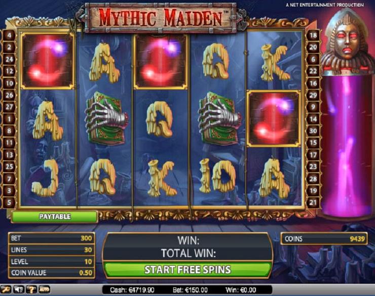 Mythic Maiden spielautomaten kostenlos