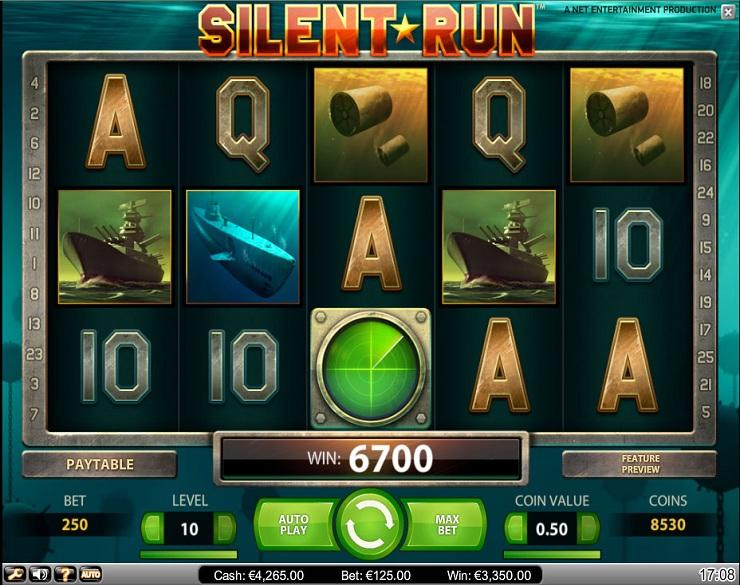 Silent Run spielautomaten kostenlos