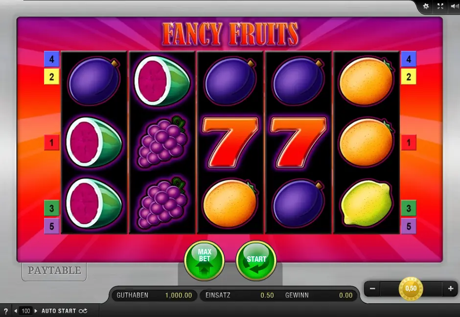 Fancy Fruits von Bally Wulff kostenlos online spielen