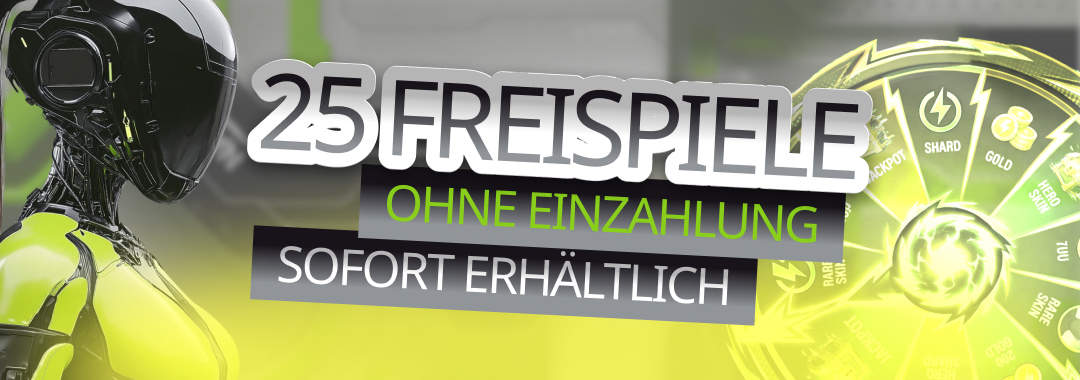 25 Freispiele ohne Einzahlung sofort erhältlich 