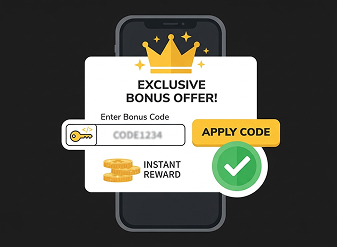 Bonuscode eingeben