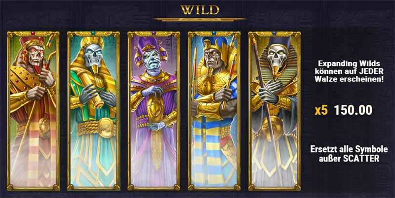 Doom of Dead Slot Wild symbole und Gewinnkombinationen