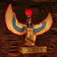 Book of Ra Magic kostenlos spielen Online Statue der Göttin Isis symbol