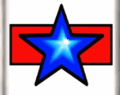 Supra Hot slot Blaue Sterne symbol