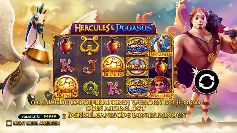 Hercules and Pegasus kostenlos spielen ohne Anmeldung Automatenspiele X