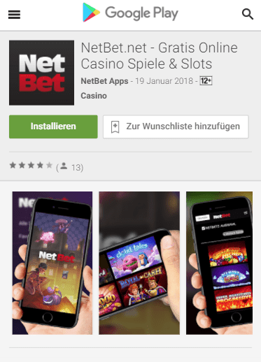 NetBet Poker App für Android