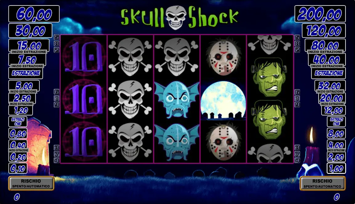 Skull Shock online spielen kostenlos ohne anmeldung von Merkur Casino