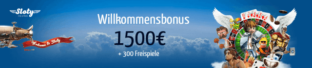 sloty casino willkommensbonus