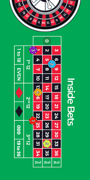 types of inside bets
